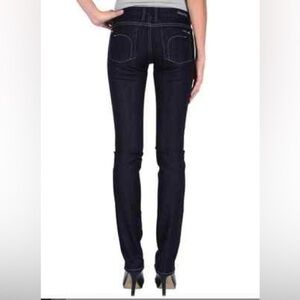 Fidelity Denim Houston in Viper Rinse Dark Wash Skinny High Rise Jeans 33